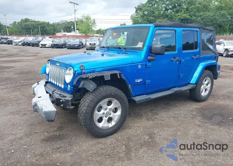 2015 Jeep Wrangler Unlimited Sahara из США, поврежденный, VIN 1C4BJWEG4FL677879